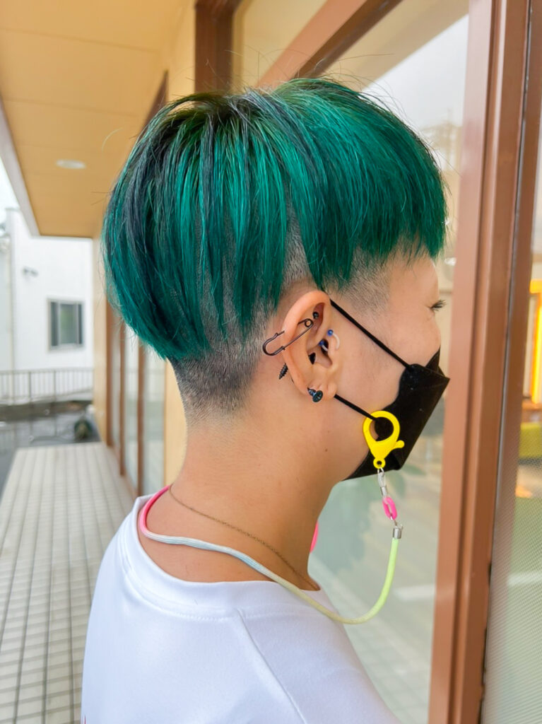 外で見ても可愛いスイカヘアです